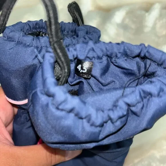 3M thinsulate children’s mittens size 4.5 navy and pink NWT - Picture 2 of 7